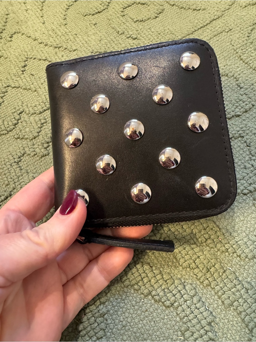 Madewell Women’s studded leather wallet